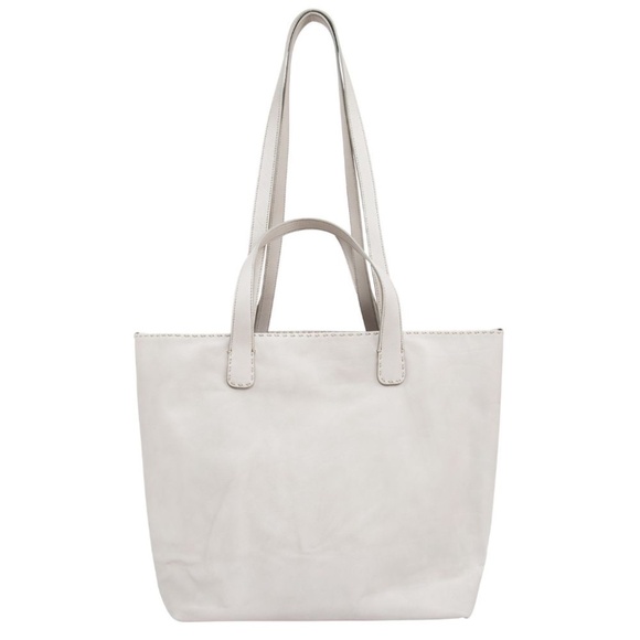 Ann Mashburn Artisan Vacona Tote in Marble Grey Leather (Excellent Condition) - Picture 1 of 9